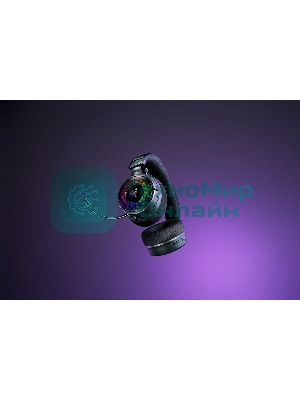 Гарнитура Razer Kraken V4 чёрный, беспроводная, bluetooth, до 70 ч, подсветка