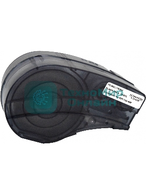 Картридж ленточный Cactus CS-M21-750499 черный шрифт, белый фон (19.1 мм, 4.9 м) для Brady BMP21-PLUS, BMP21-LAB