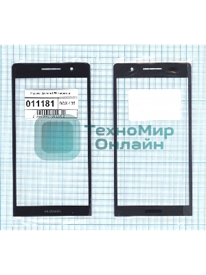 Стекло для Huawei Ascend P6 черное