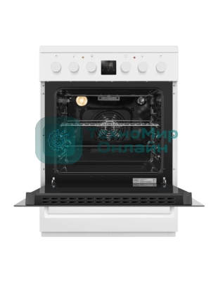 Плита электрическая Maunfeld MEC67CW08TD белый, конфорок 4 шт, духовка 59 л, 60 см x 85 см x 60 см