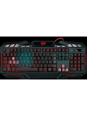 Клавиатура проводная Defender Doom Keeper GK-100DL RU, USB, черный