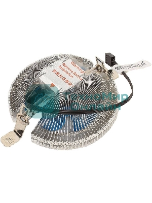 Кулер для процессора AeroCool/Formula Verkho I серебристый, 80 мм, алюминий, 2500 об/мин, 29.7 дБ, 4 pin, 90 Вт, 45 мм