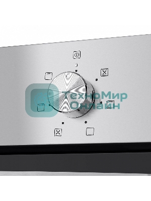 Шкаф духовой электрический Maunfeld EOEM516S, встраиваемый, 51л, дверца с 2 стеклами, нержавеющая сталь