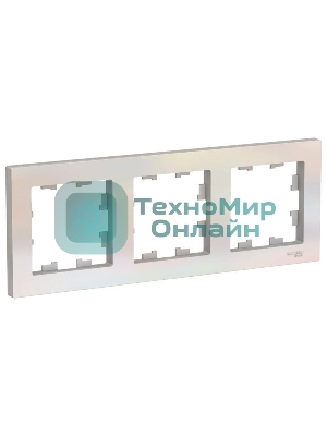 Рамка 3-м AtlasDesign универс. жемчуг SchE ATN000403