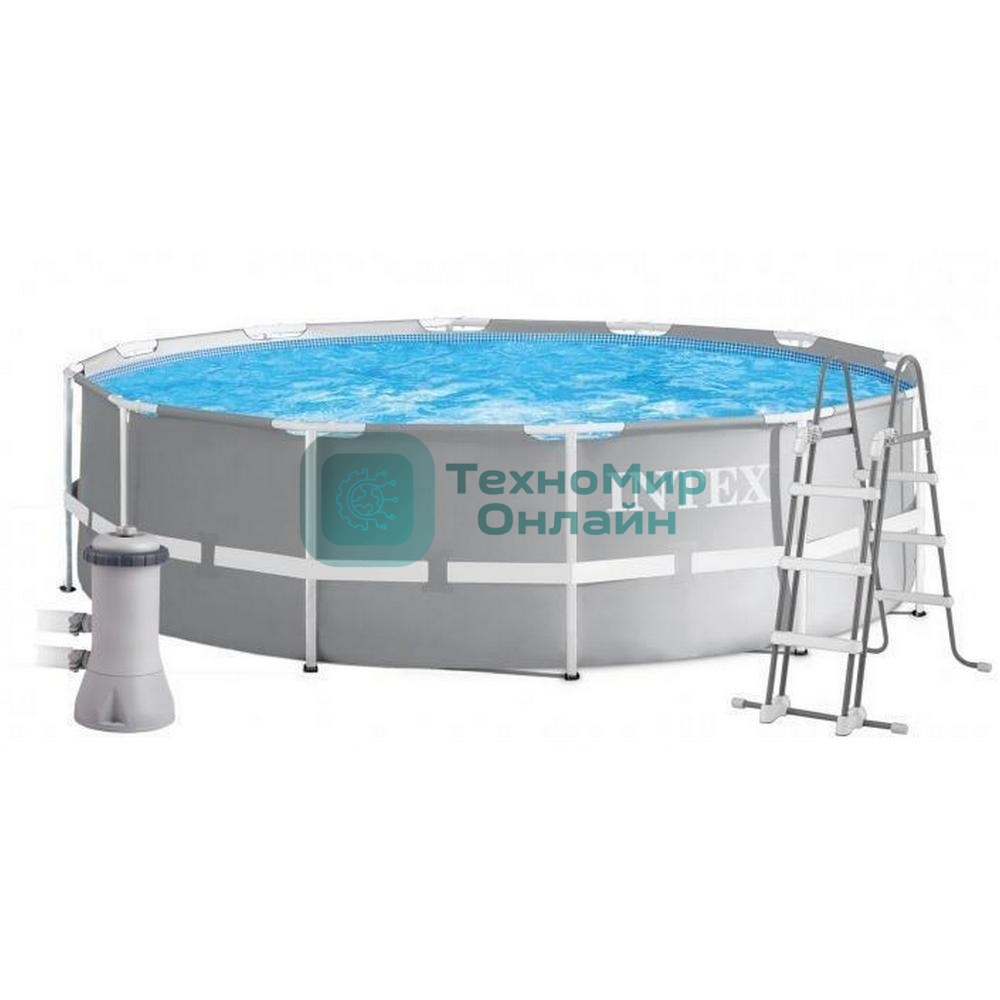 Каркасный бассейн Prism Frame 366х99см, 8592л, фил.-насос 2006л/ч, лестница