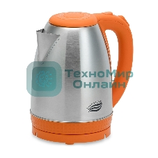 Чайник электрический Великие реки Амур-1 оранжевый, 1,8л, нержавейка
