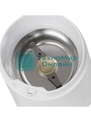 Кофемолка электрическая Galaxy Line GL 0909, белый, роторная, 200 Вт, вместимость контейнера 45 г