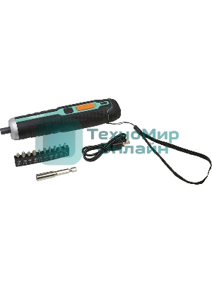 Отвертка аккумуляторная Sturm! CD3404U2,3,6В,micro USB,подсветка,индикат напр,набор бит,без ЗУ