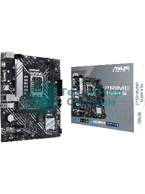Материнская плата ASUS PRIME B660M-K D4, Socket LGA 1700, Intel B660, 2xDDR4, 4xSATA, 2xM.2, 1xPCIe 4.0 x16, 2xPCIe x1, 1xHDMI, 1xVGA, 1x 1Gb LAN, 4xUSB-A 3.2 Gen 1, 2xUSB-A 2.0, 3x3.5 мм, 7.1, mATX