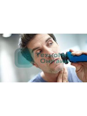 Электробритва роторная Philips S5466/17 питан.:элек.сеть/аккум. синий