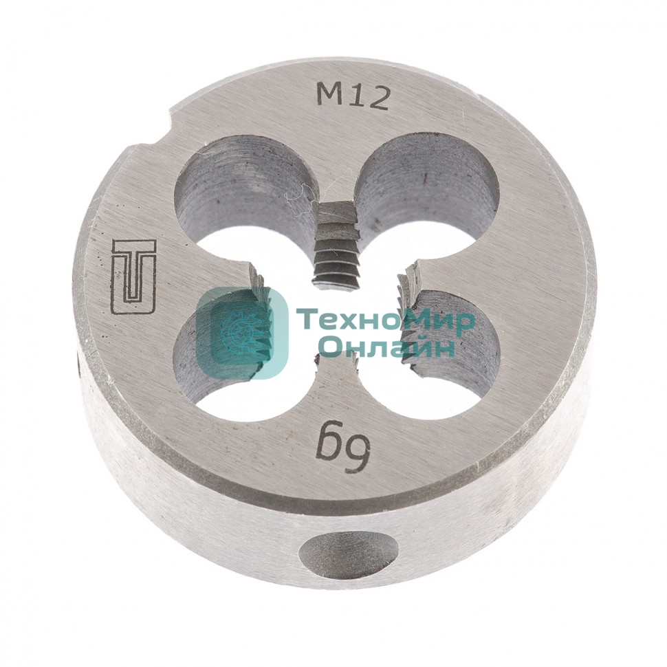 Плашка Сибртех М12x1,75 мм