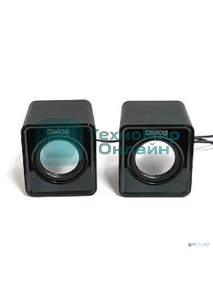Акустическая система Dialog Colibri AC-02UP черный акустические колонки 2.0, 5W RMS, питание от USB