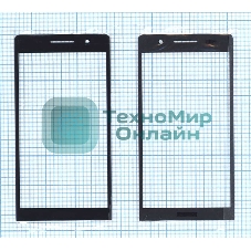 Стекло для Huawei Ascend P6 черное