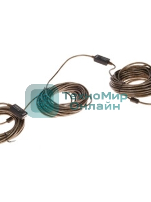 Кабель-адаптер VCOM VUS7049-20M USB2.0-repeater, удлинительный активный <Am-->Af 20м