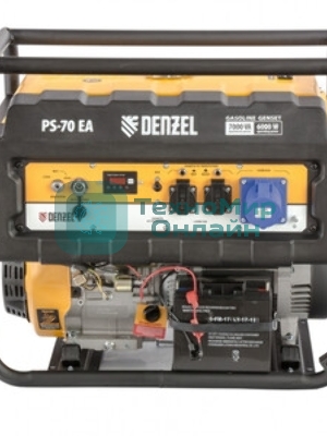Электрогенератор бензиновый Denzel PS 70 EA, 7 кВт, 85 дБ, 88 кг