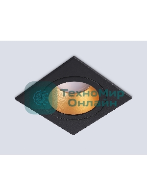 Встраиваемый точечный светильник Ambrella light TN102829 BK/GD черный/золото GU5.3 92*92*50