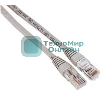 Патч-корд Hama H-30595 8p8c (RJ45) (m-m) CAT5e UTP 3.0 м 1000 Мбит/с серый 