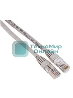 Патч-корд Hama H-30595 8p8c (RJ45) (m-m) CAT5e UTP 3.0 м 1000 Мбит/с серый 