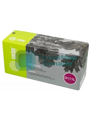 Картридж лазерный Cactus CS-D111L черный (1800 стр) для SAMSUNG Xpress M2022/M2020/M2021/M2020W/M2070/M2070FW/M2071/M2071FH/M2021W/M2022W/M2070F/M2070W/M2071F