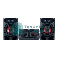 Музыкальный центр LG CK43 Мидисистема, мощность 300 Вт, DVD, FM, MP3, Воспр. с USB 2, HDMI, Bluetooth, аудиовход, Karaoke Star, Wireless Party Link