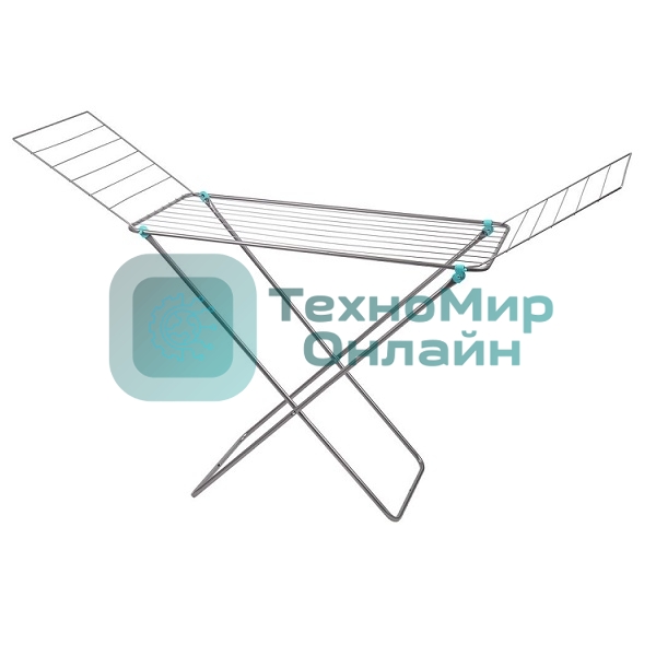 Сушилка для белья НИКА СБП1/С напольная 18 м,серебро