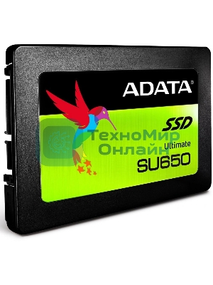 Накопитель SSD ADATA SU650, 240Gb, SATA III, 2.5