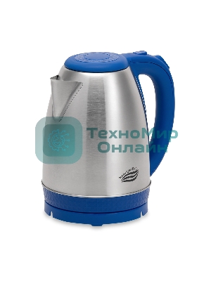 Чайник электрический Великие реки Амур-1 синий, 1,8л, нержавейка