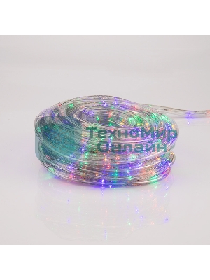 Дюралайт Neon-night LED, фиксинг (2W), 24 LED/м, мультиколор (RYGb), 25 м