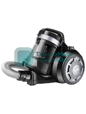 Пылесос Domfy DSB-VC502 черный, 350/2000 Вт, уборка сухая, пылесборник контейнер 2.5 л