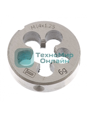Плашка Сибртех М14x1,25 мм