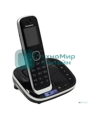 Телефон беспроводной (DECT) Panasonic KX-TGJ320RUB ной, АОН, черный, автоответчик