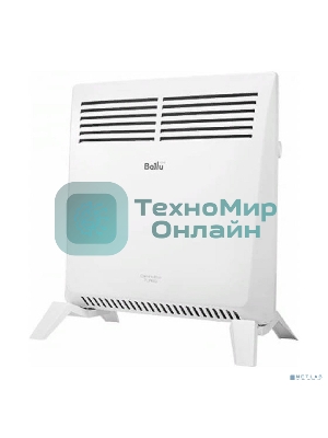 Конвектор электрический Ballu Camino Eco Turbo BEC/EMT-1000 белый, 1000 Вт, 15 м2, термостат