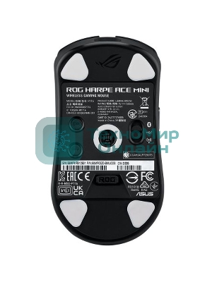 Мышь беспроводная ASUS ROG Harpe Ace Mini черный, 42000 dpi, радиоканал, Bluetooth, USB, кнопки - 5