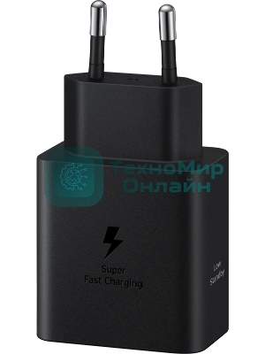 Сетевое зарядное устройство Samsung EP-T4511XBEGEU 45W 3A (PD) USB Type-C для Samsung черный