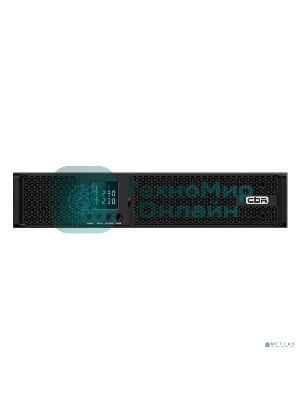 Источник бесперебойного питания CBR PLS-3KRT-8I-LCHERSC Line Interactive Smart 3000/2700 RT 9 x C13, LCD, HID-USB, RS232, EPO, SNMP slot