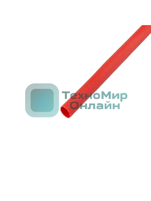 Трубка термоусаживаемая Rexant ТУТ-HF(2:1)-4/2 красная