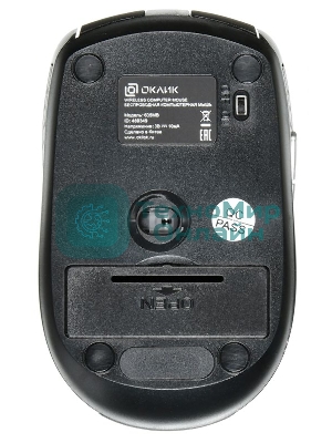 Мышь беспроводная Oklick 635MB черный, 1600 dpi, Bluetooth, кнопки - 6