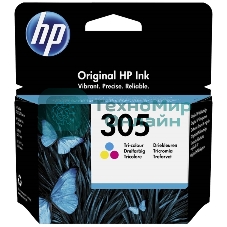Картридж струйный HP 305 3YM60AE многоцветный (100 стр.) (2мл) для HP DJ 2320/2710/2720