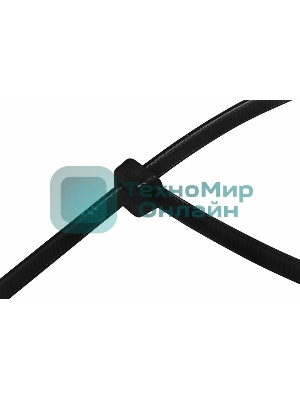 Хомут-стяжка кабельная нейлоновая Rexant 500 x7,6 мм, черная, упаковка 100 шт.