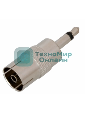 Переход штекер Rexant 3.5 м м mono-гнездо TV