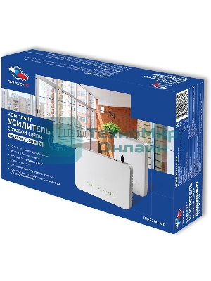 Усилитель сигнала Триколор DS-2100-kit 20м однодиапазонная белый (046/91/00050419)