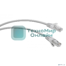 Патч-корд WRline WR-PC-RJ45-FTP-5E-2-GY F/UTP общий экран RJ-45 вил.-вилка RJ-45 cat.5e 2м серый LSZH (уп.:1шт)