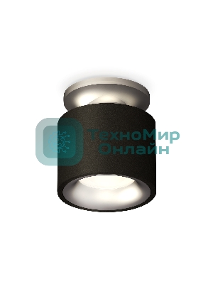 Светильник Ambrella Light XS7511101 SBK/MCH черный песок/хром матовый MR16 GU5.3 (N7928, C7511, N7013)