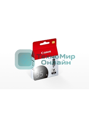 Картридж струйный Canon PGI-35Bk (1509B001) черный (9.30 мл, 200 стр.) для Canon PIXMA iP100, iP110