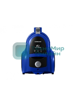 Пылесос Samsung VCC4520S36 синий/черный, 350/1600 Вт, уборка сухая, пылесборник контейнер 1.3 л