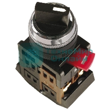 Переключатель AC-22 на 2 полож. черный I-O 1з+1p IEK BSW10-AC-2-K02