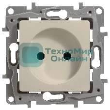 Розетка 2К винты, сл. кость ETIKA 