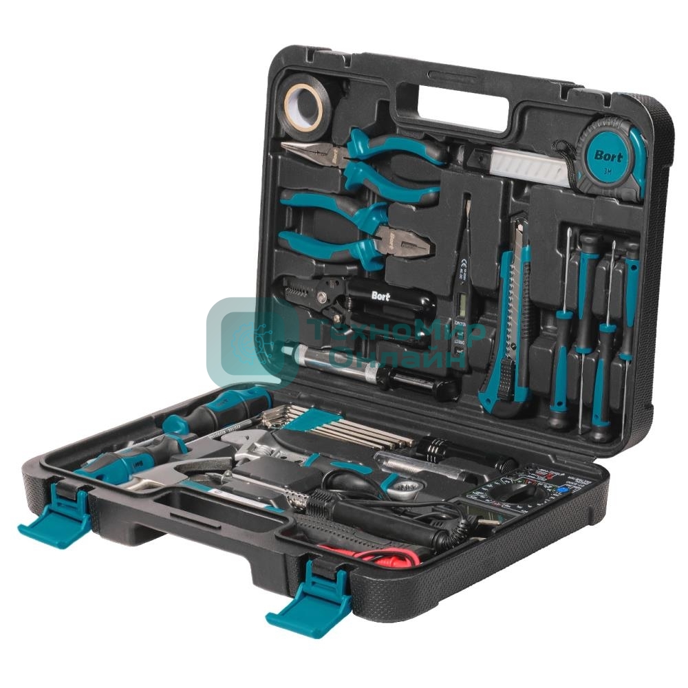 Набор ручного инструмента Bort BTK-30e (93412529), 30 предметов