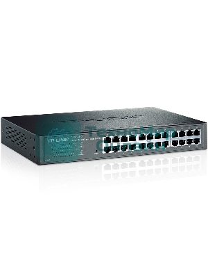 Коммутатор TP-Link SMB TL-SG1024DE 24-Port Gigabit Easy Smart Switch, 24 10/100/1000Mbps RJ45 ports, MTU/Port/Tag-based VLAN, QoS, IGMP Snooping