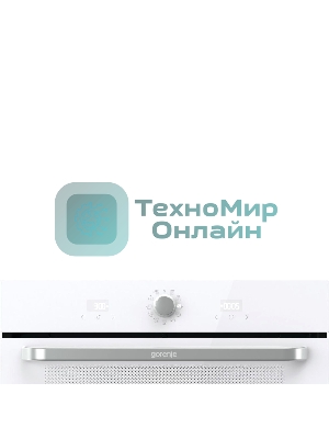 Электрическая духовка Gorenje BOS67371SYW 60 см, 77 л, Коллекция: Simplicity, Очистка паром AquaClean, 12 режимов, белый